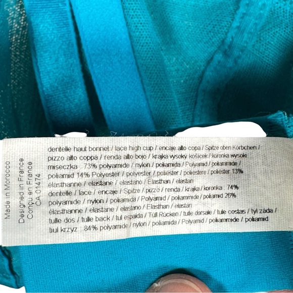 CHANTELLE Sheer Mesh Underwire Balconette Bra - Picture 8 of 10